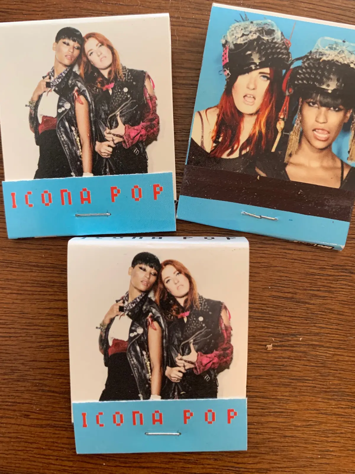 Icona Pop- Official Promo Matches - Set Of 3 1