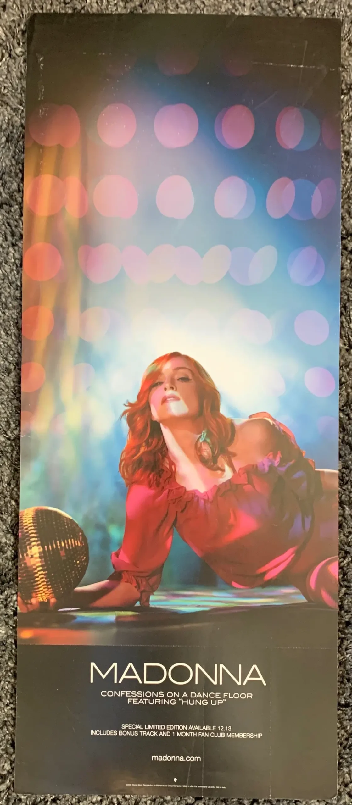 Madonna Confessions On A Dancefloor - Promotional Double Sided Flat / Poster 1