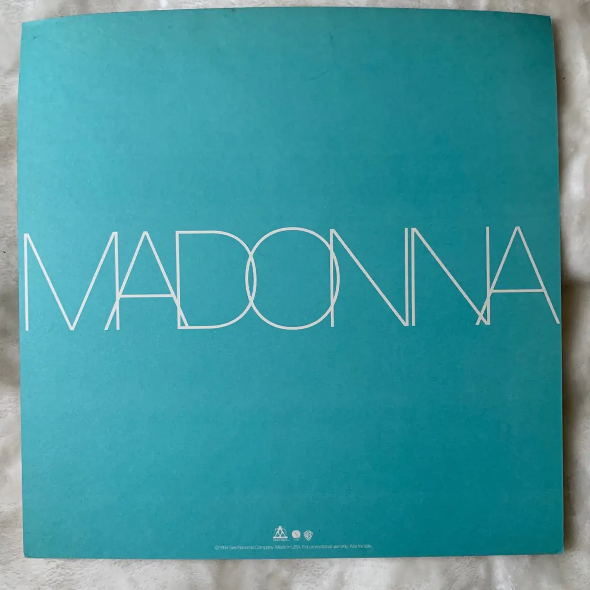 Madonna - Bedtime Stories Promo Flat 12X12 1