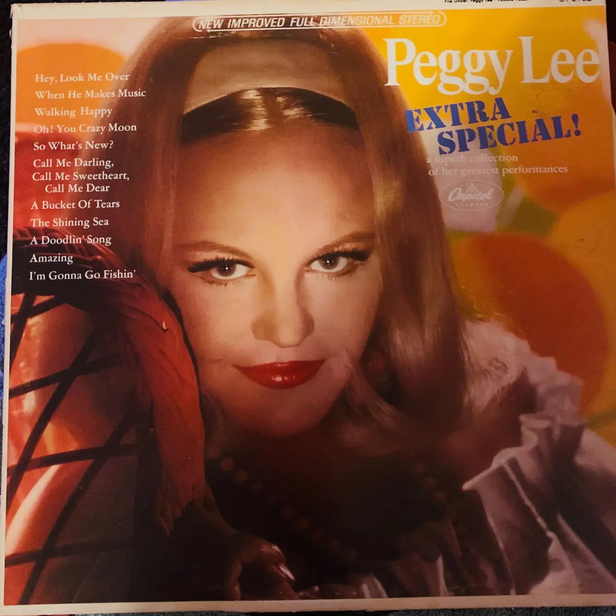 Peggy Lee  "Extra Special" Original Lp Vinyl - Used 1