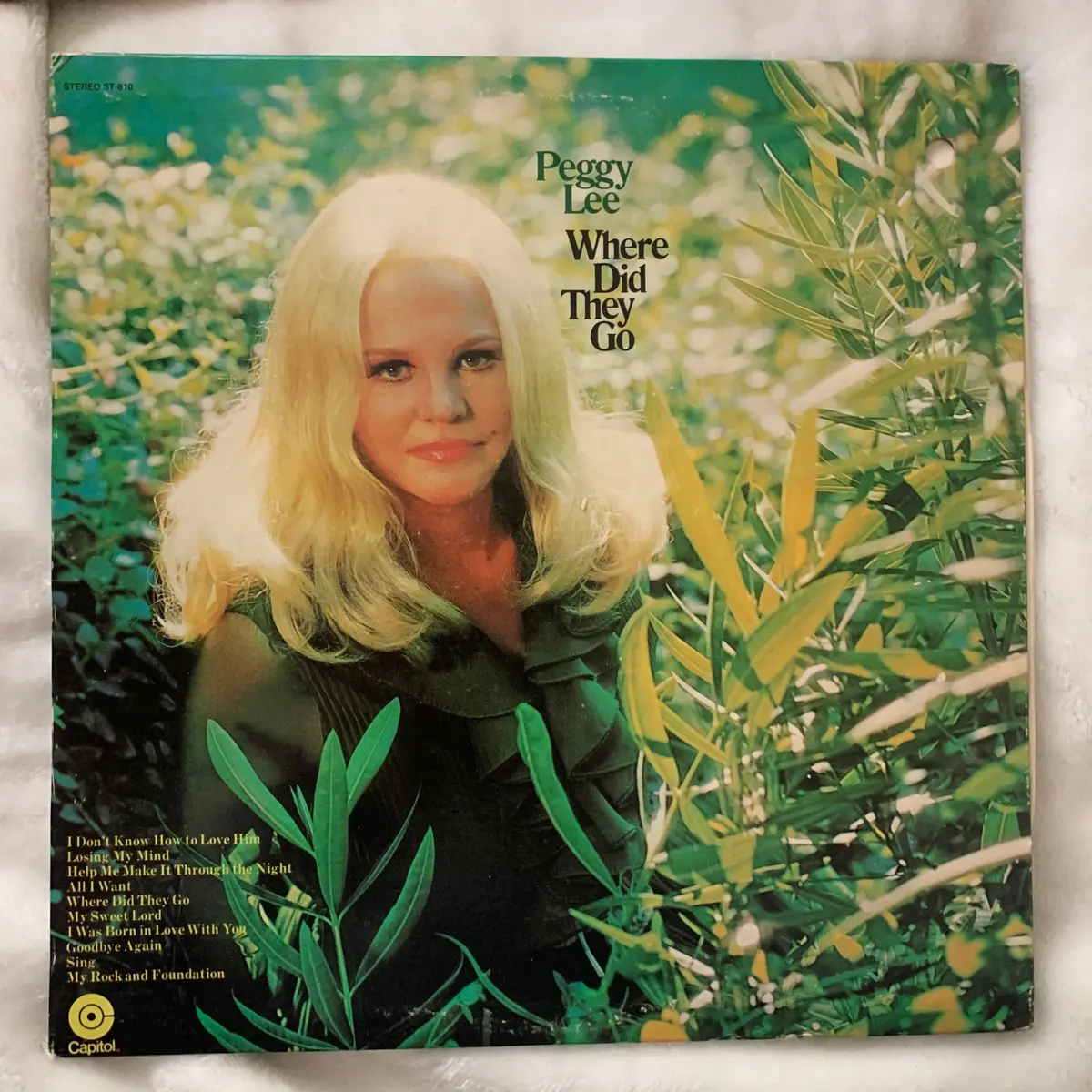Peggy Lee - "Where Did They Go"  Lp Vinyl - Used 70'S 1