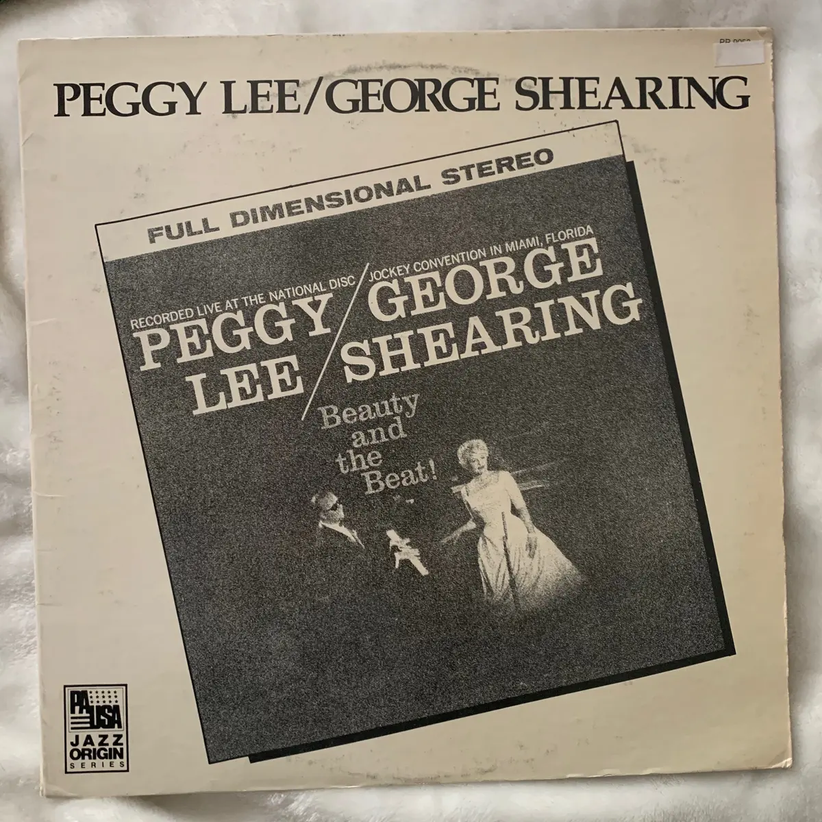 Peggy Lee - "Beauty And The Beat!" 1985 Re-Isseue Lp Used Vinyl 1