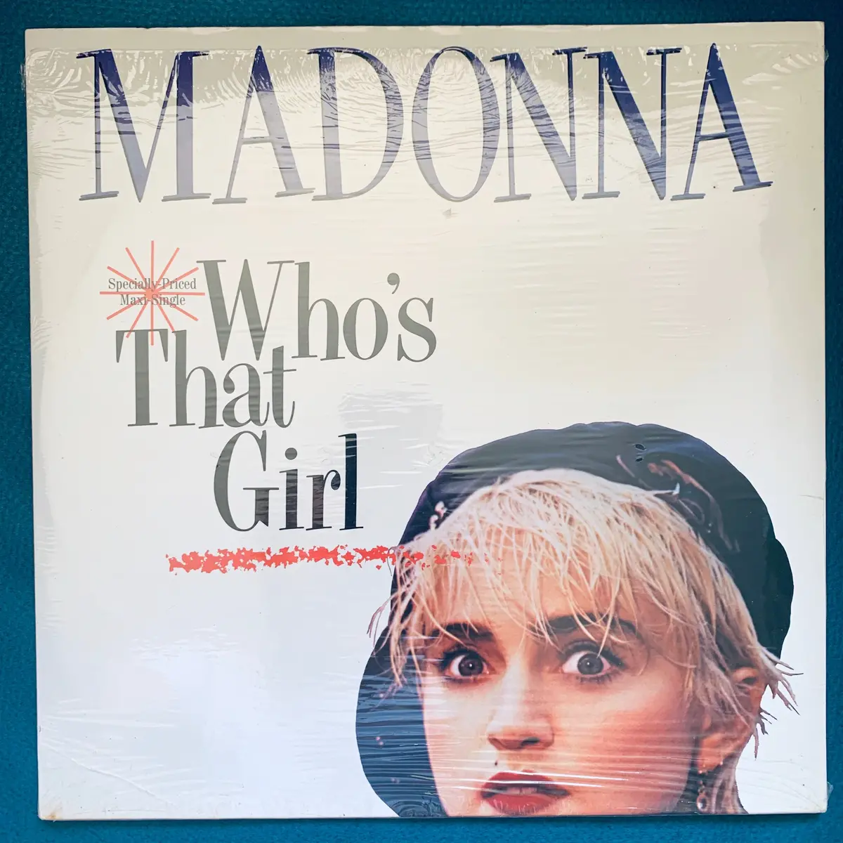 Madonna - Who's That Girl (12" Remix Lp Vinyl) Used  (In Cellophane / Opened) 1
