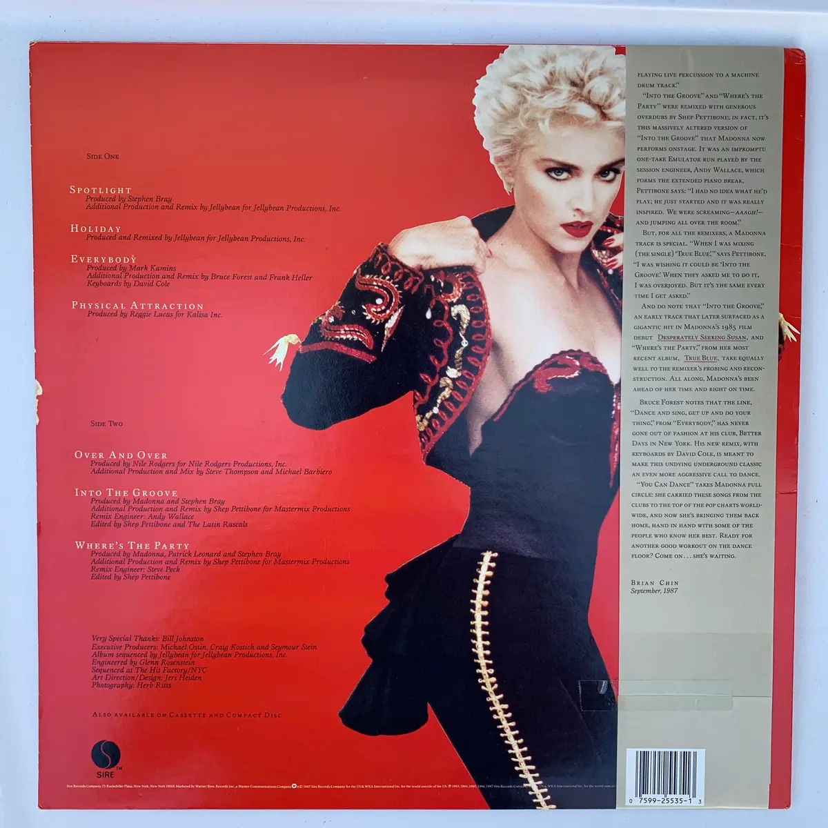 Madonna - You Can Dance 1987 Original Lp Vinyl - Used 2