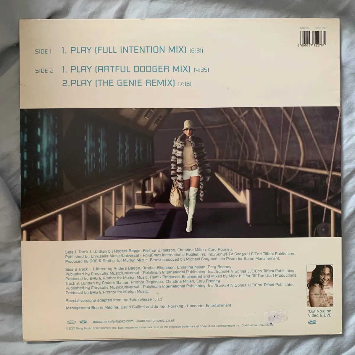 Jennifer Lopez -"Play" 12" Remix Lp Vinyl - Used 2