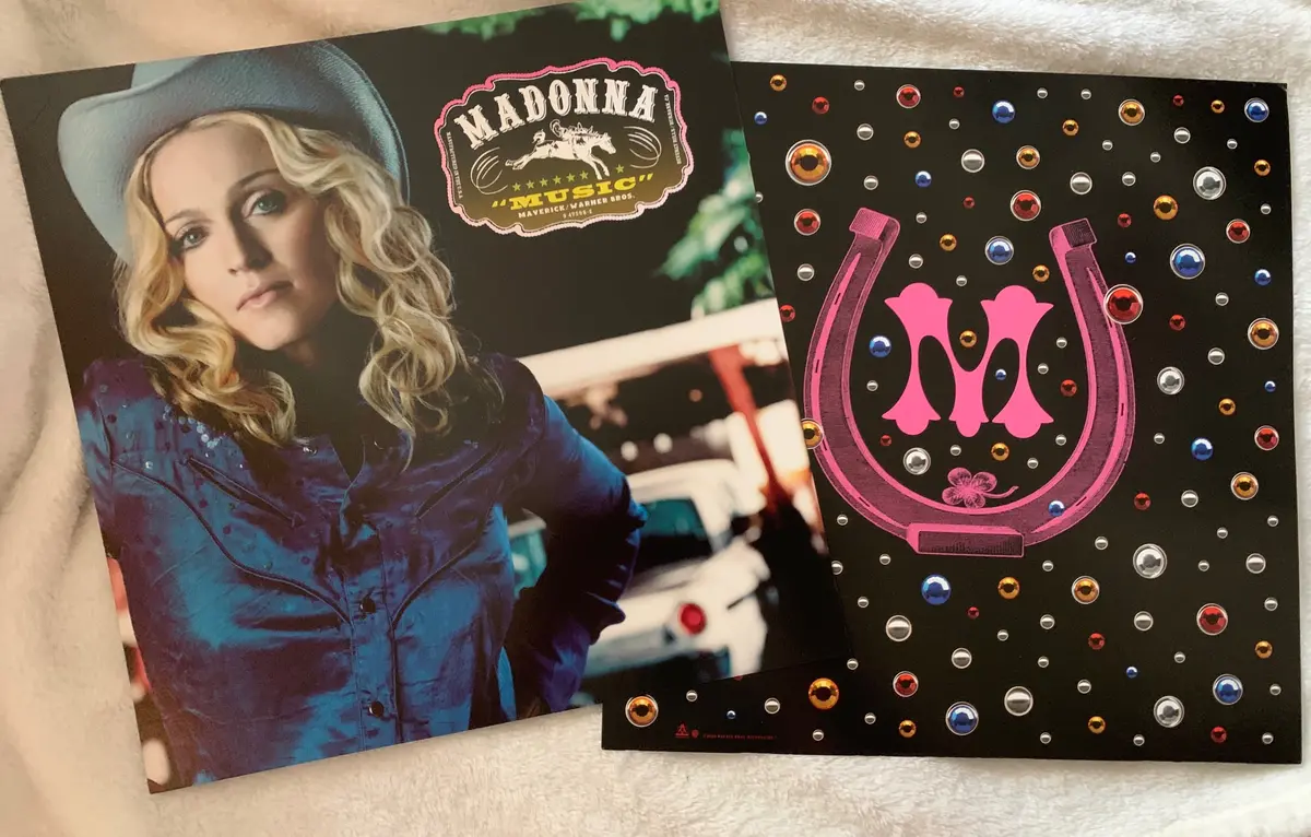 Madonna - Double Side Music Promotional Poster Flat - 2000 1