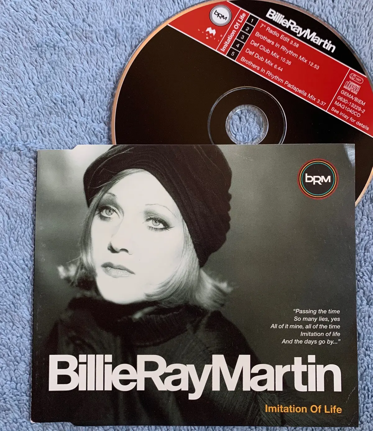 Billie Ray Martin - Imitation Of Life - Import Cd Single - Used 1