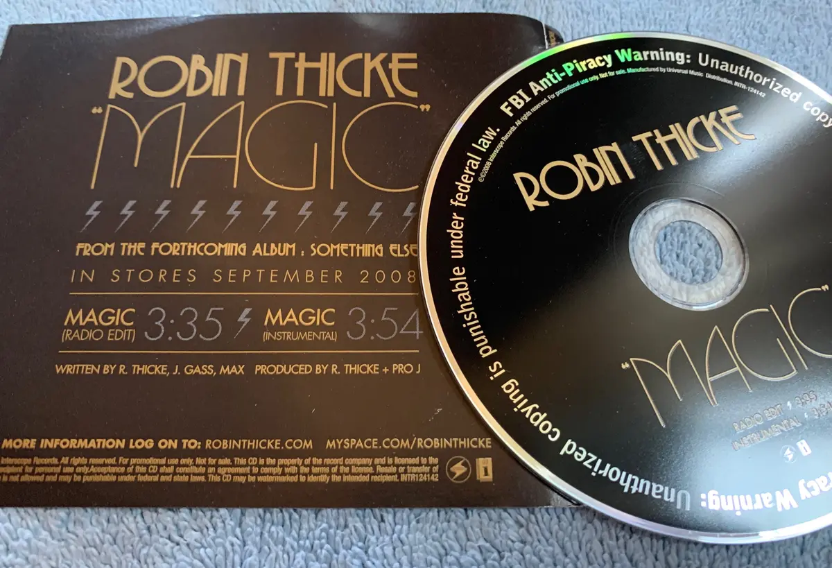 Robin Thicke - Promo Cd Single - Magic 1