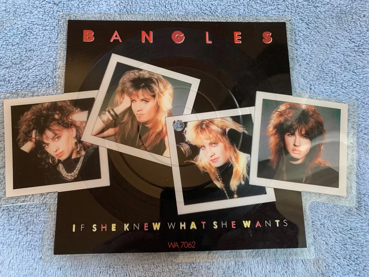The Bangles - ''If She Knew What She Wants'' Die Cut 7" Picture Disc Vinyl 1