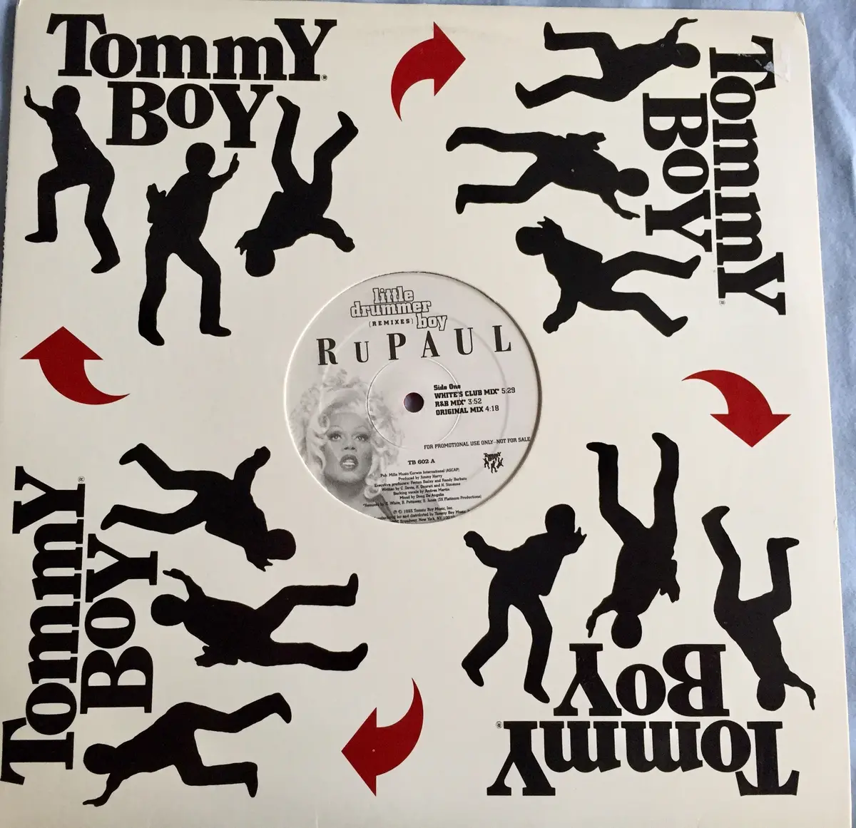 Ru Paul (Rupaul) -Little Drummer Boy (Red Vinyl) Promo 12" Lp 2