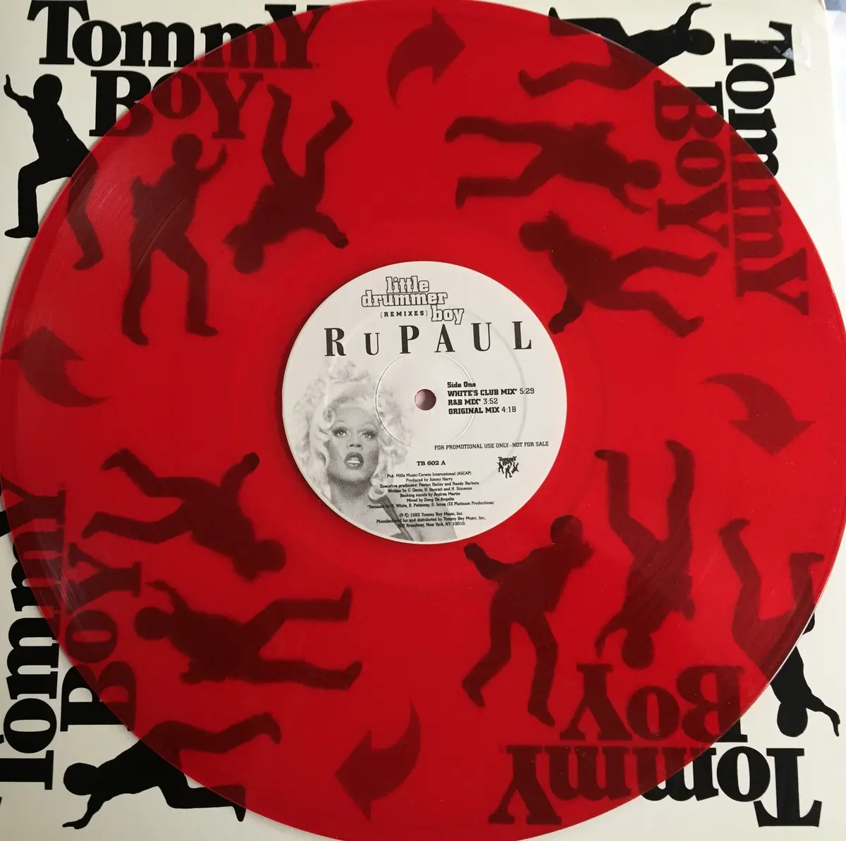Ru Paul (Rupaul) -Little Drummer Boy (Red Vinyl) Promo 12" Lp 1