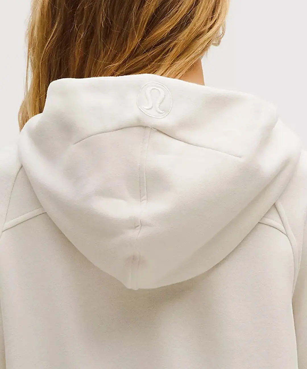 Limited Edition Phi Mu Lululemon Scuba Oversized Half-Zip Hoodie - Ivory & Gold 3