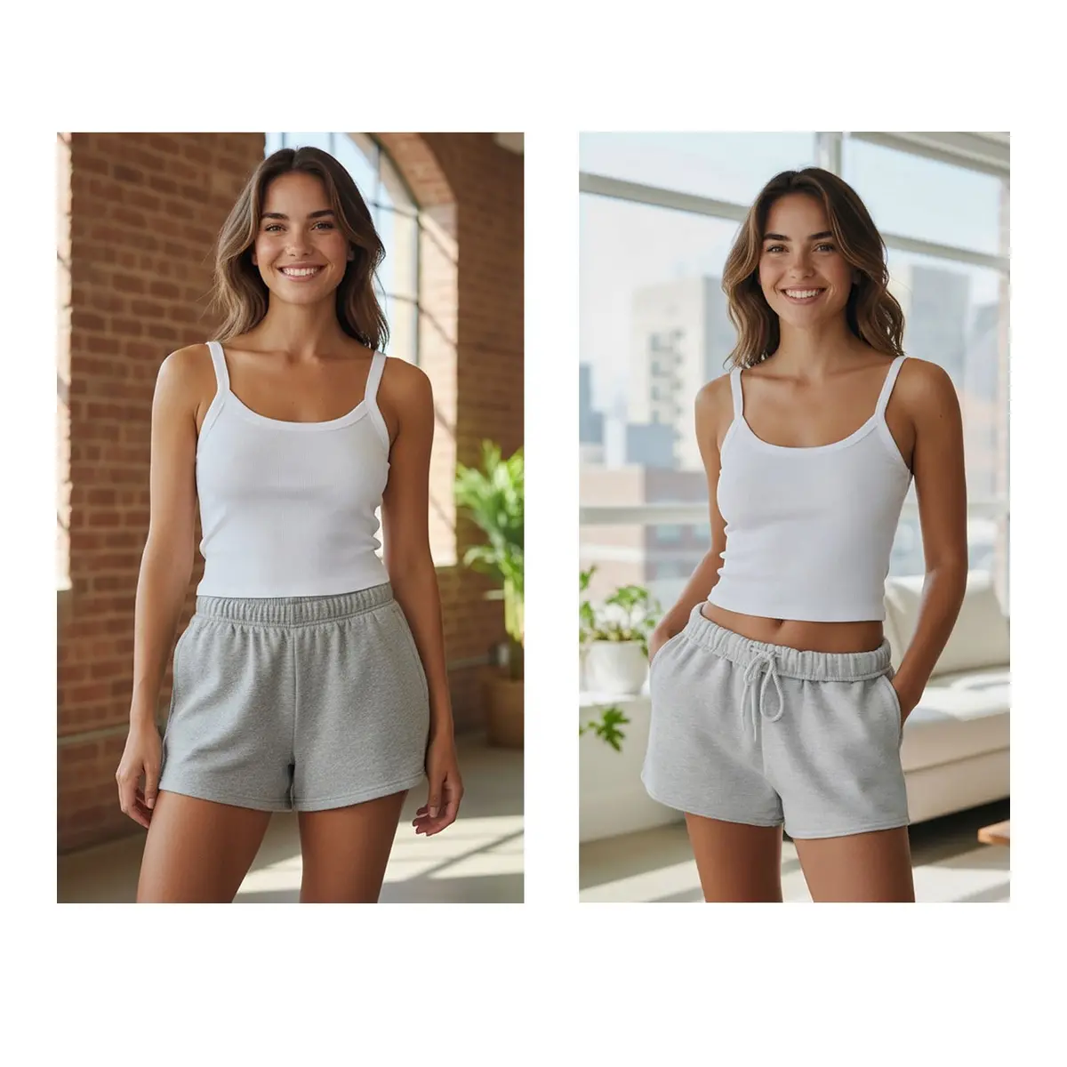 Delta Zeta Fave Fit Hoodie & Shorts Set - Wordmark 2