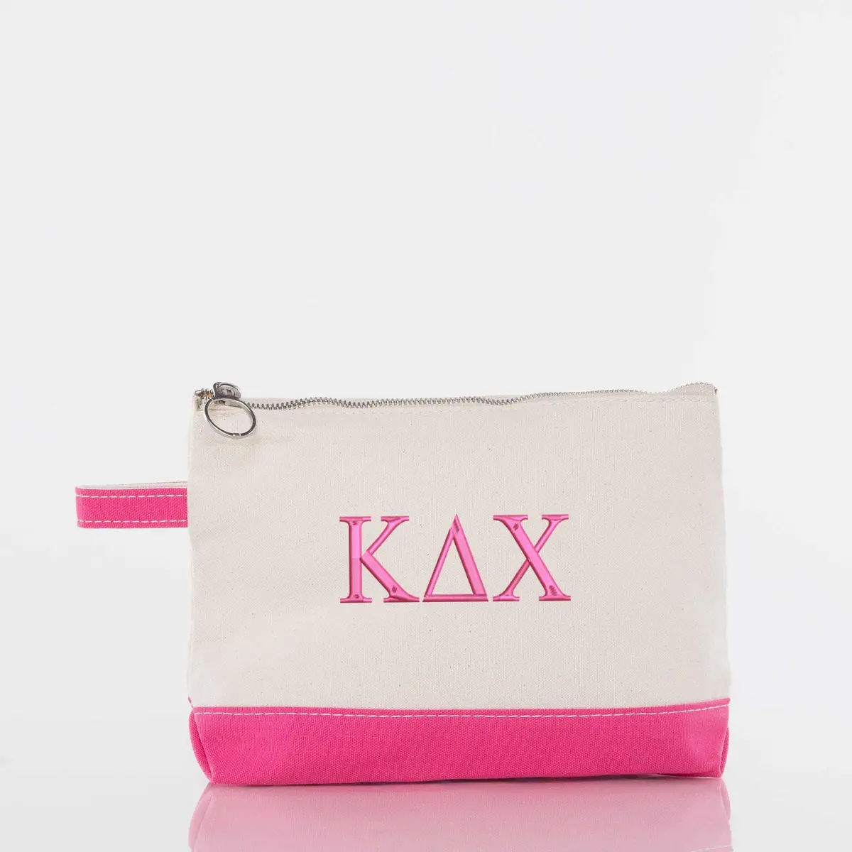 Kappa Delta Chi Canvas Cosmetic Bag 1