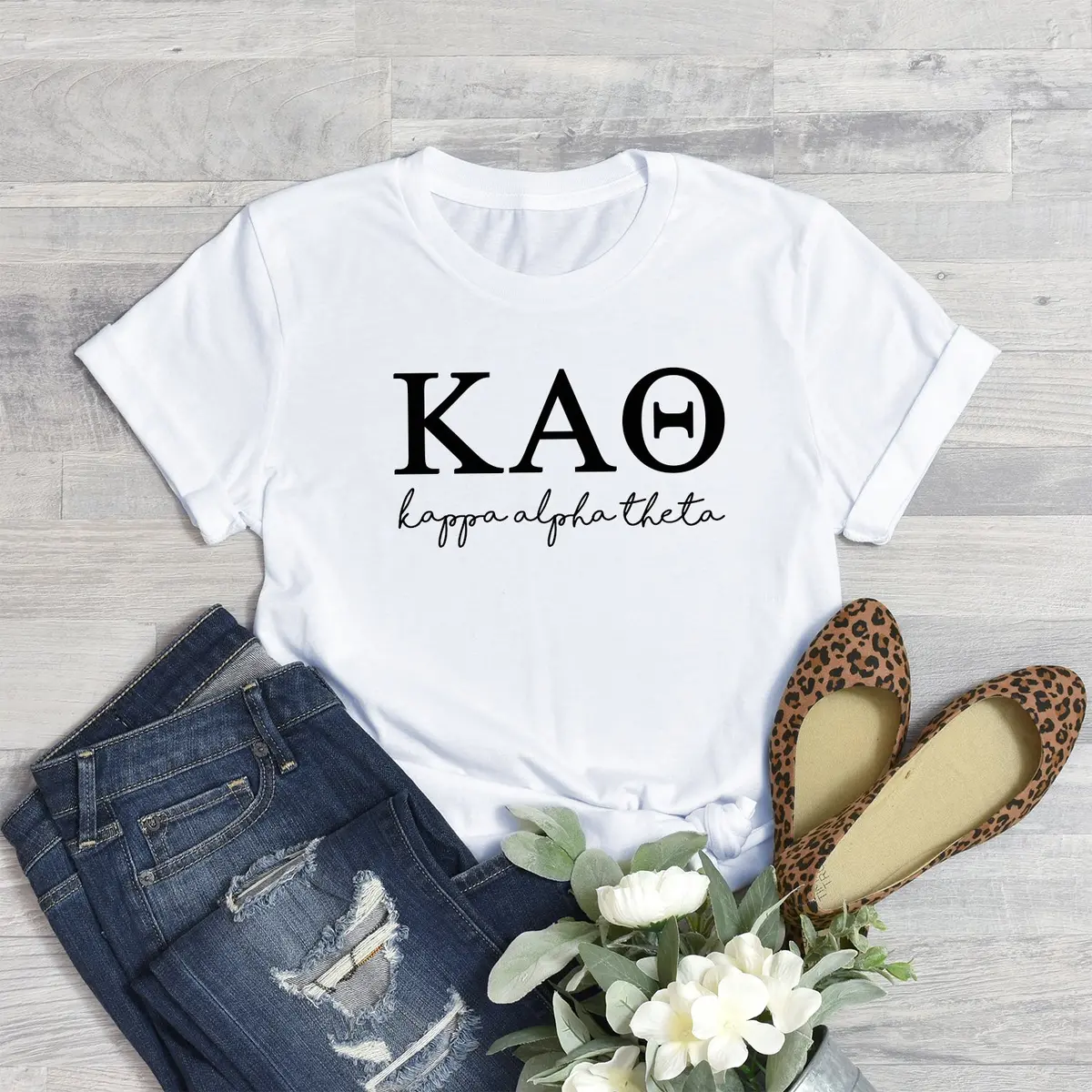 Kappa Alpha Theta Short Sleeve T-Shirt - Shoreline Tee 1