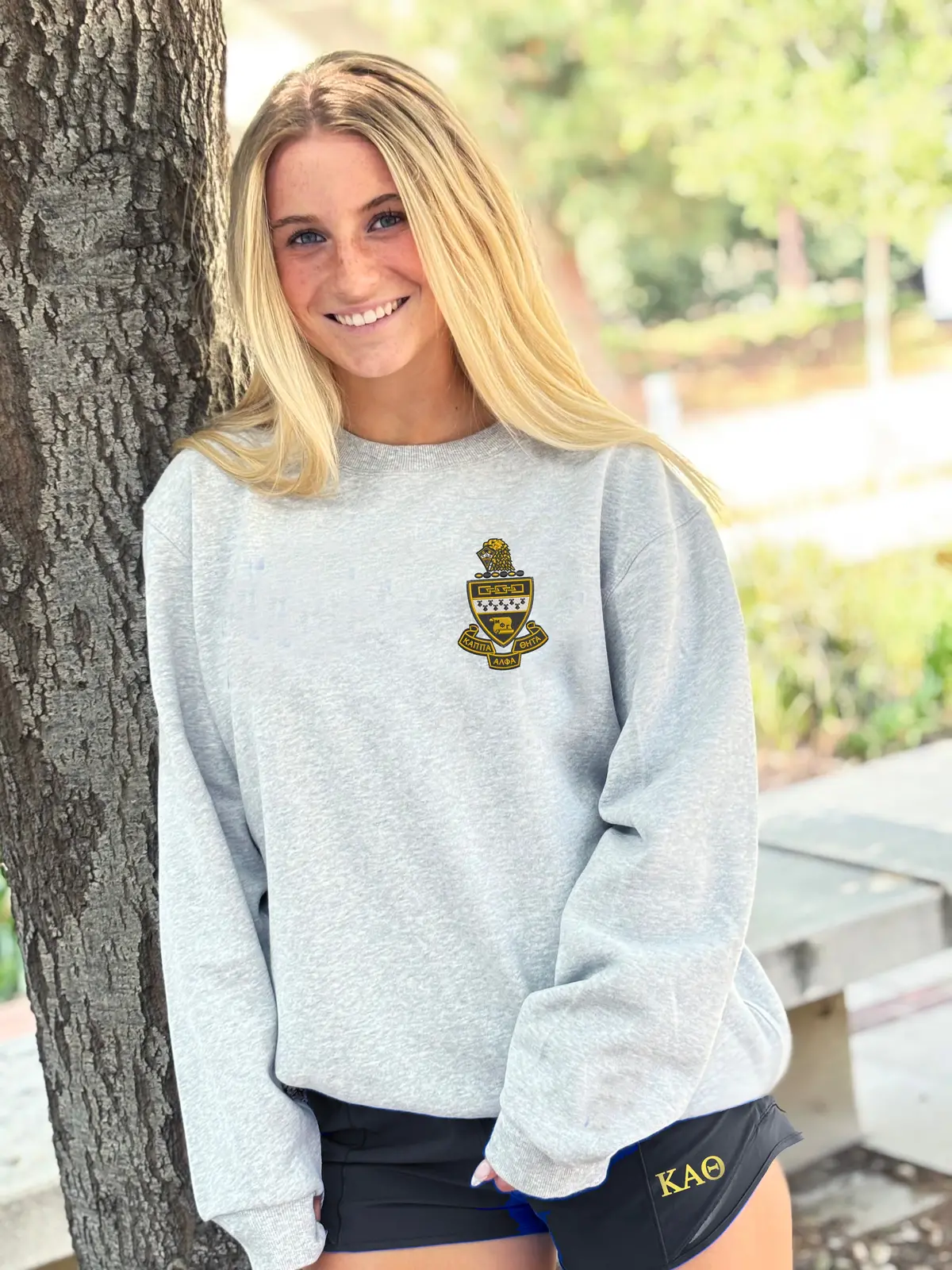Kappa Alpha Theta Lululemon Steady State Crew With Crest 2