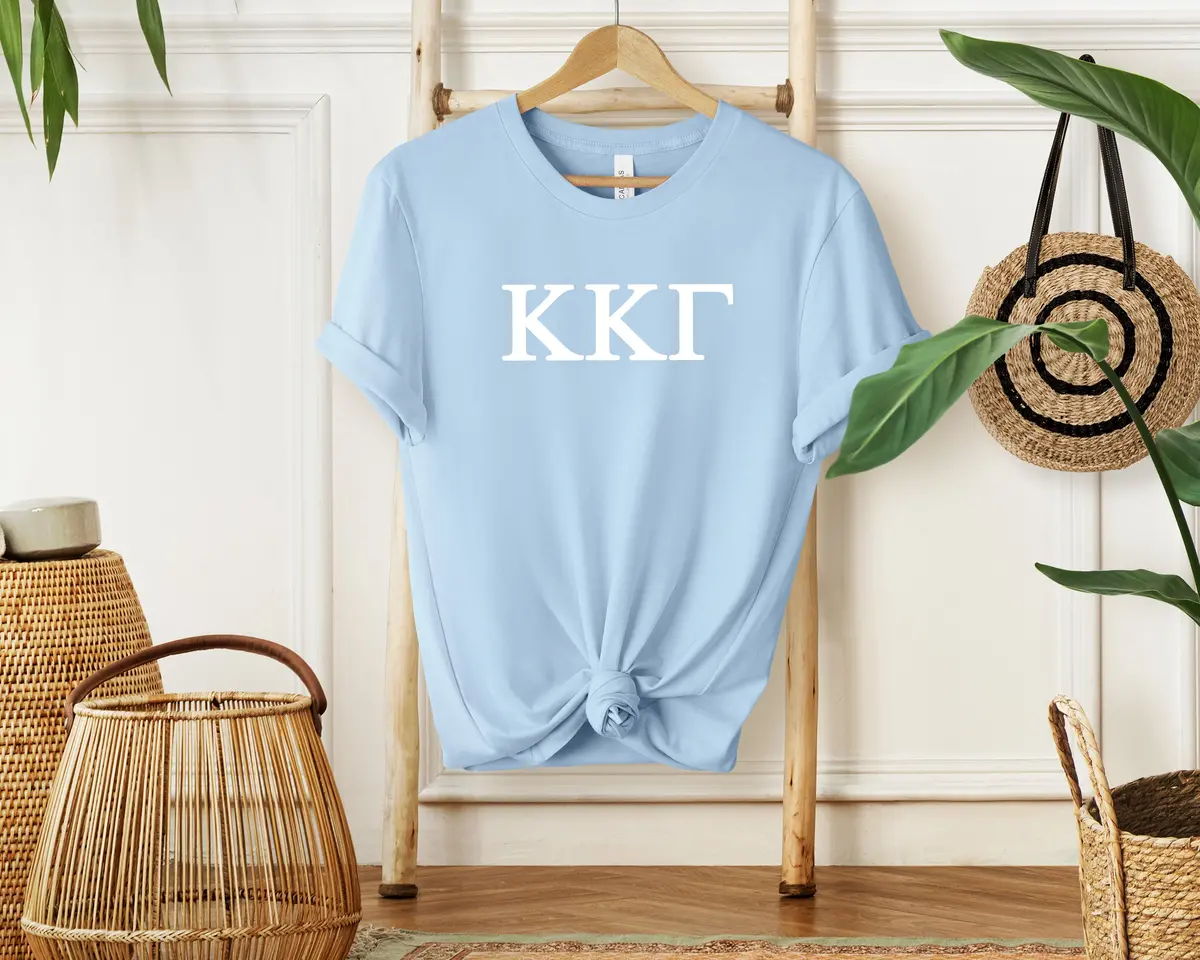 Kappa Kappa Gamma Short Sleeve T-Shirt - Greek Letter Tee 1