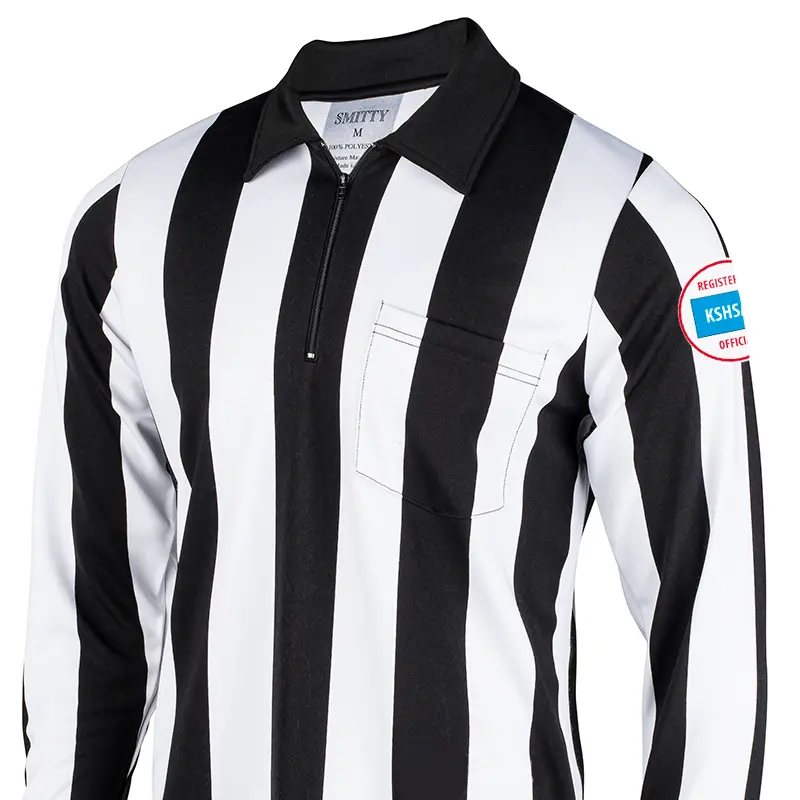 Kansas Kshsaa Logo Dye Sublimated Long Sleeve Football Shirt 1