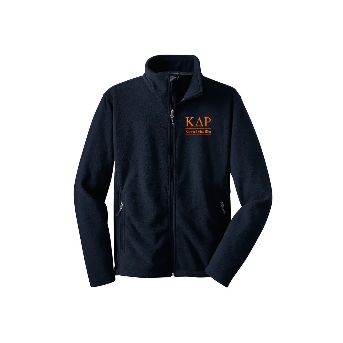 Kappa Delta Rho Fleece Zip Cadet Jacket 4