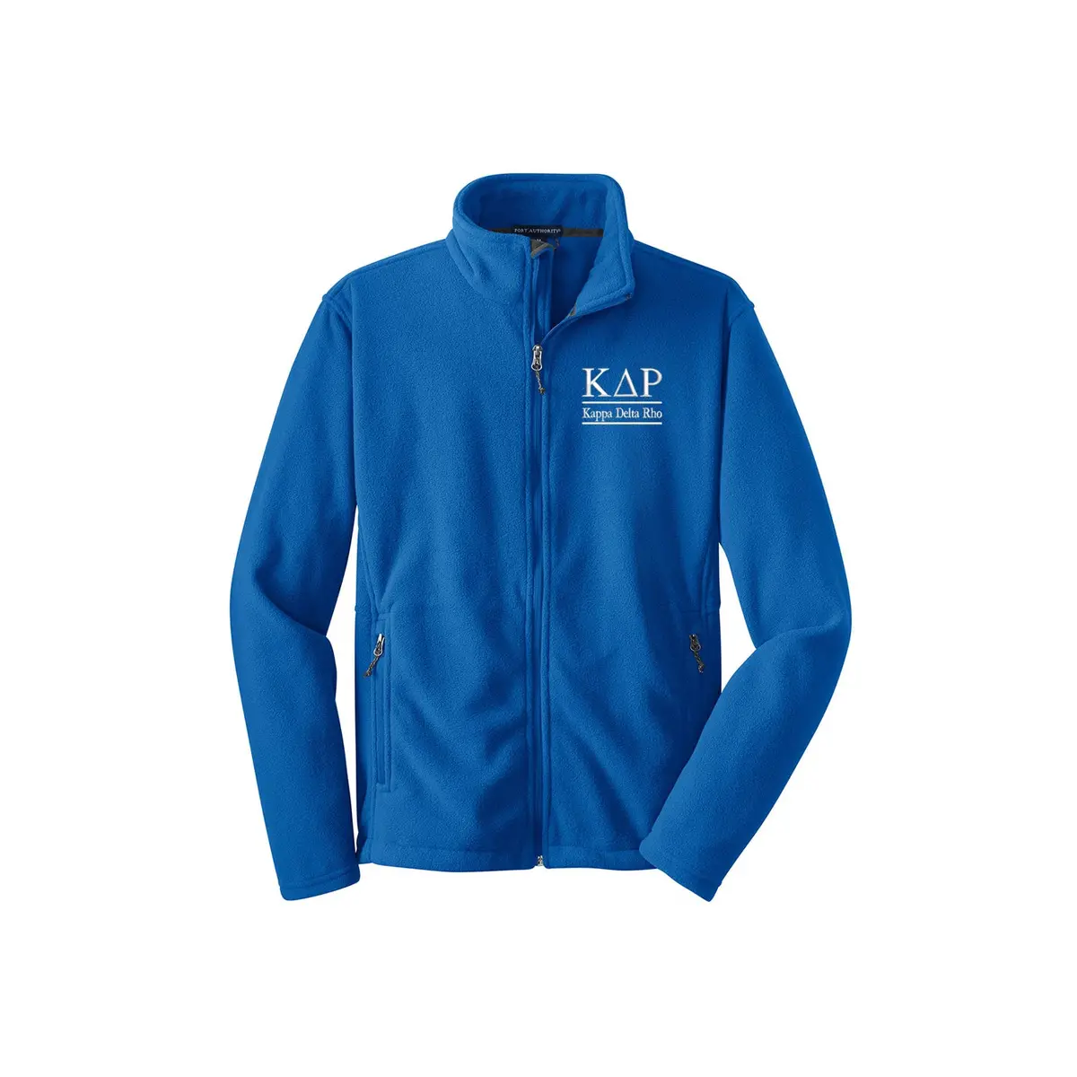 Kappa Delta Rho Cadet-Style Fleece Zip Jacket - Image 5