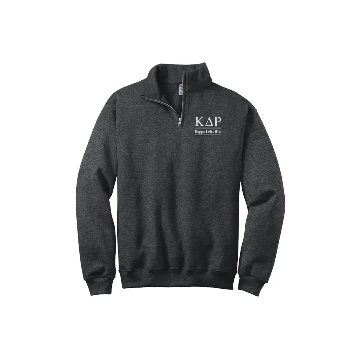 Kappa Delta Rho Plus-Size Quarter-Zip Sweatshirt - Image 5