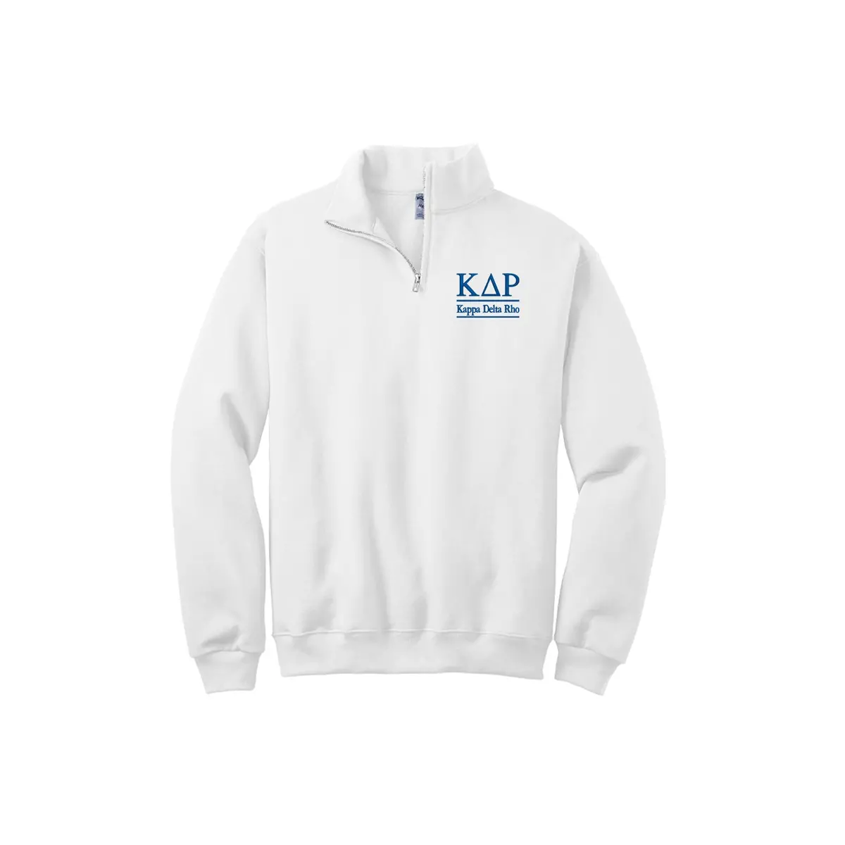 Kappa Delta Rho Quarter Zip Pullover Sweatshirt 5