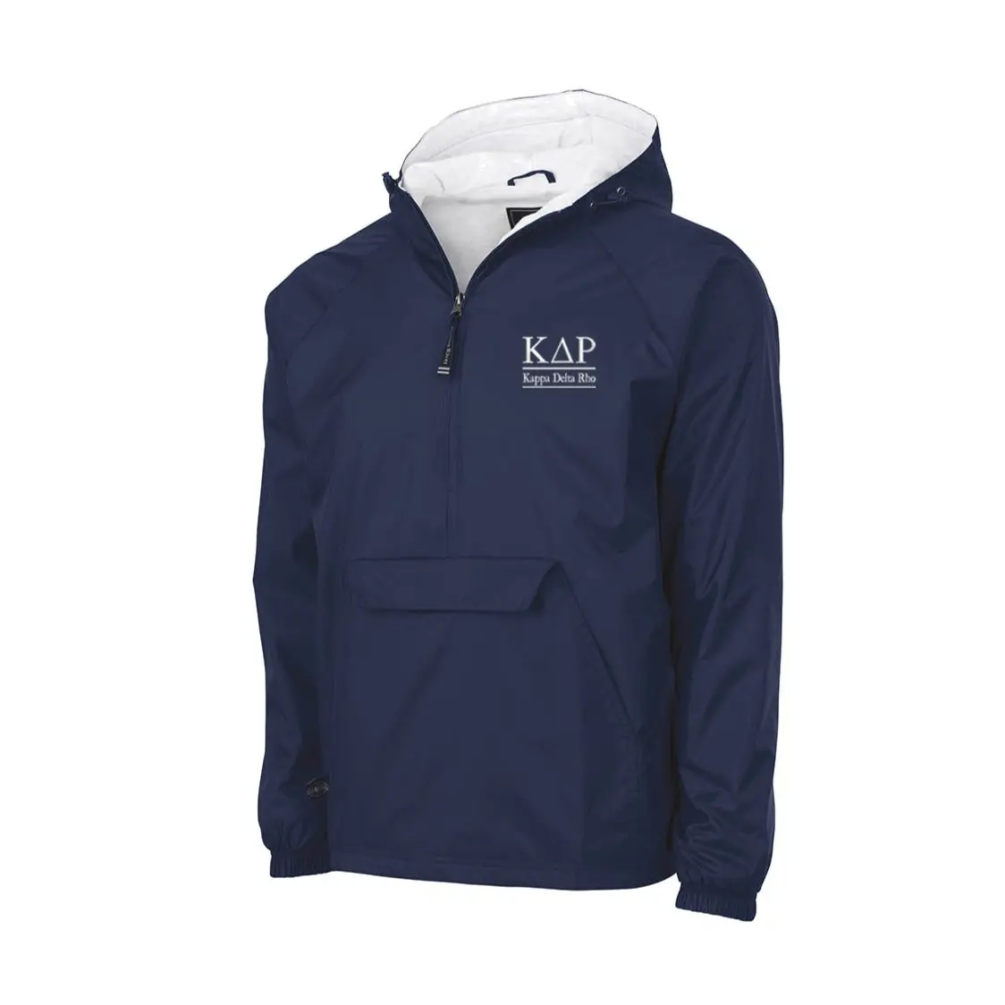 Kappa Delta Rho Flannel Lined Windbreaker 1