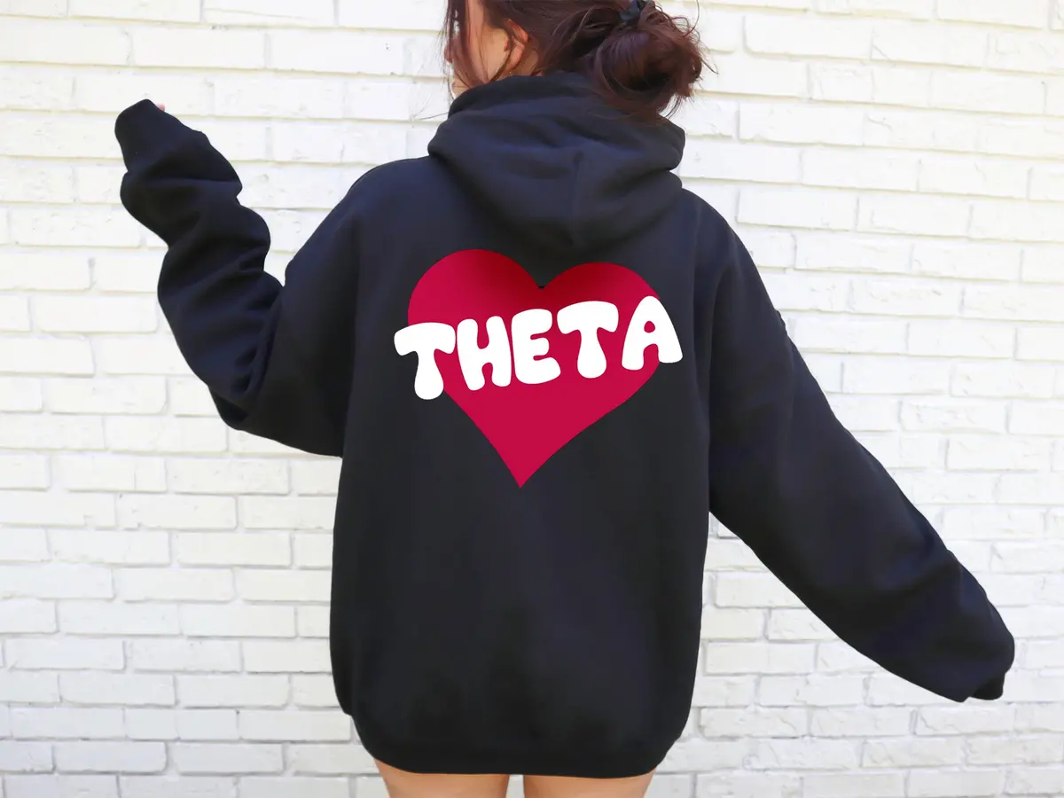 Kappa Alpha Theta Boxy Heart Pullover Hoodie 1
