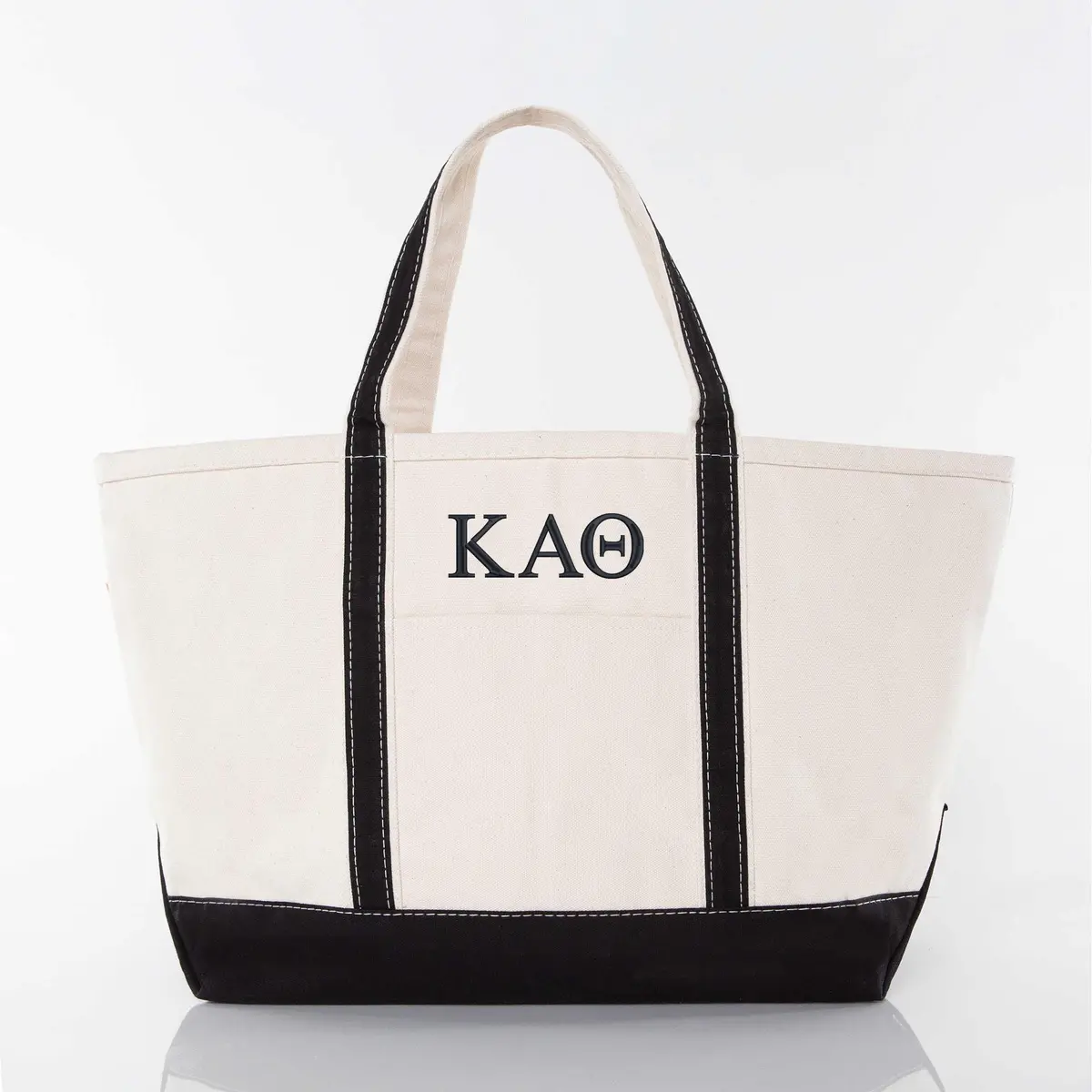 Kappa Alpha Theta Large Canvas Tote Bag 1