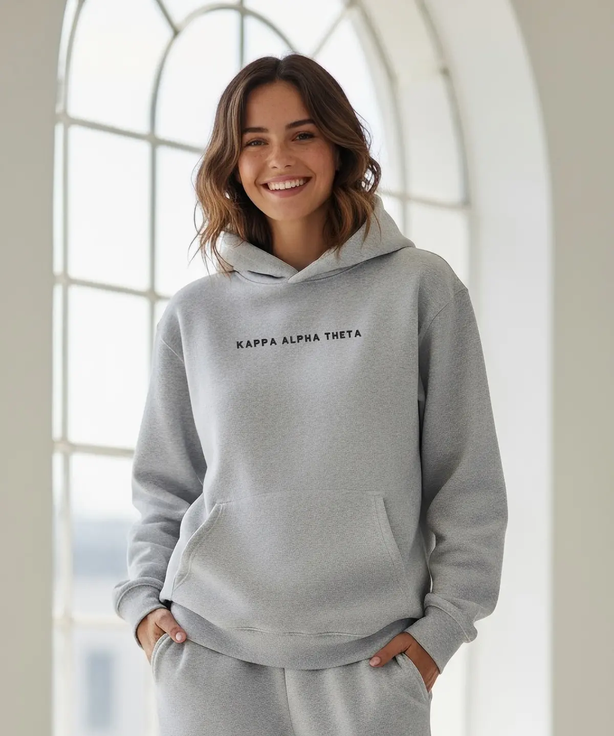 Kappa Alpha Theta Fave Fit Hoodie - Wordmark 1