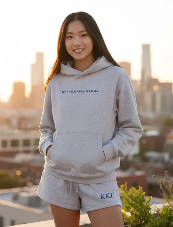 Kappa Kappa Gamma Fave Fit Hoodie - Wordmark 4