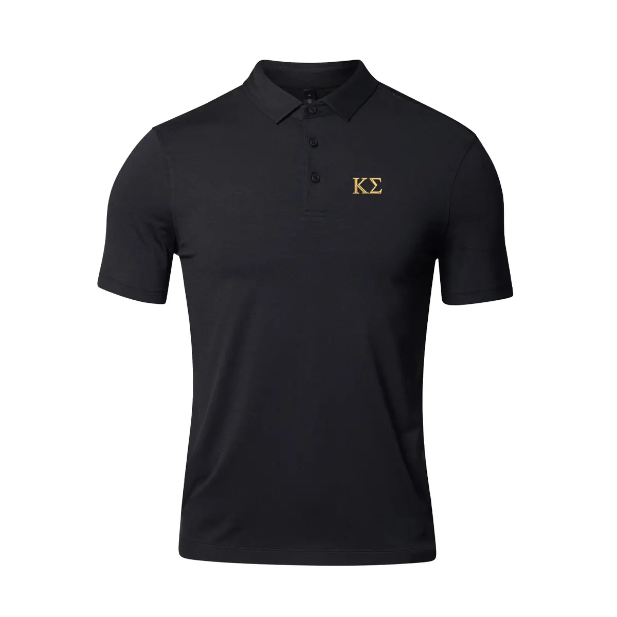 Kappa Sigma Lululemon Evolution Short-Sleeve Polo - Black 1