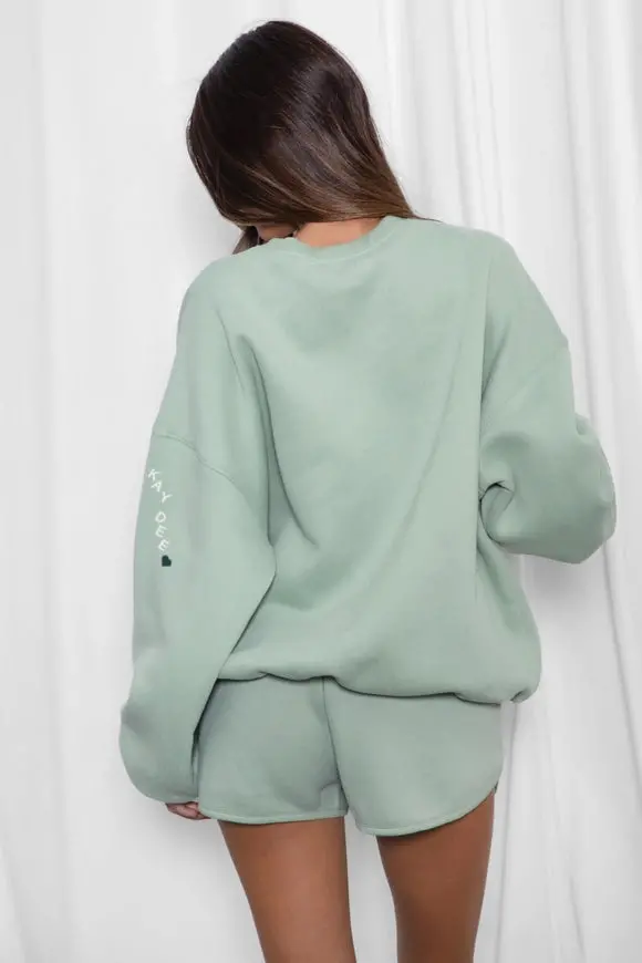 Kappa Delta Summer Cloud Fleece Crewneck - Kay Dee 2