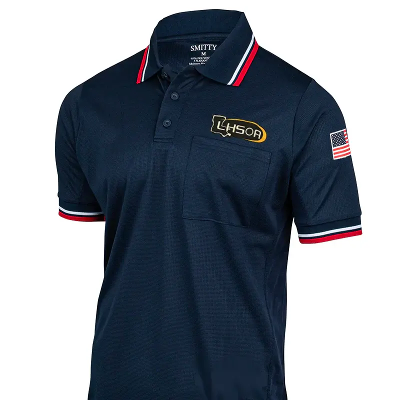 Louisiana Lhsoa Logo Dye Sublimated Softball Umpire Shirts 1