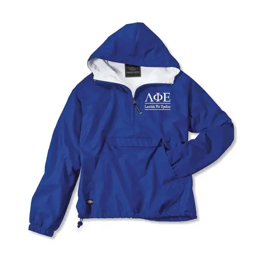 Lambda Phi Epsilon Flannel Lined Windbreaker 1