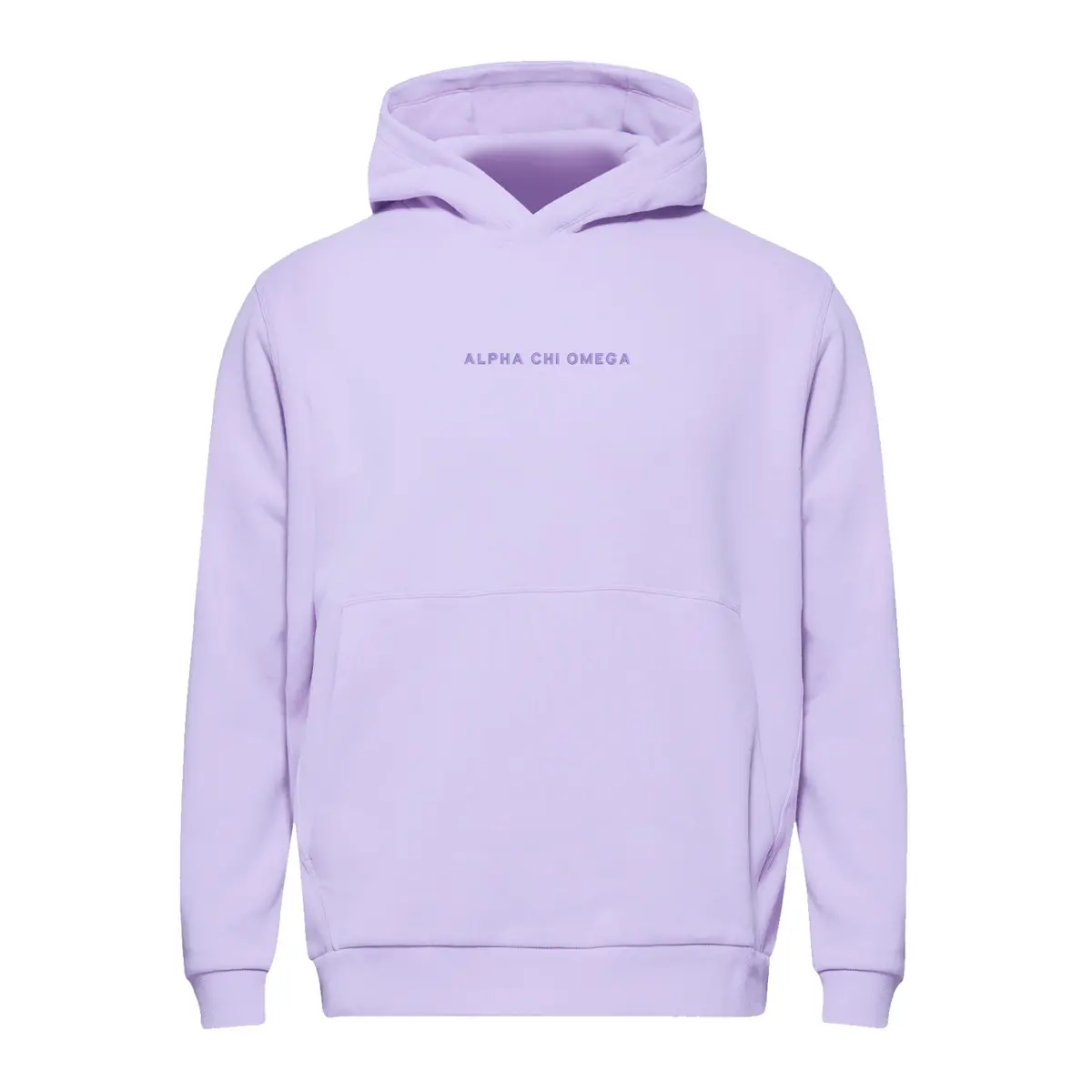 Alpha Chi Omega Lululemon Steady State Pullover Hoodie - Lavender Frost 1