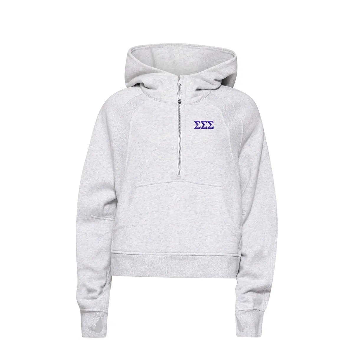 Sigma Sigma Sigma Lululemon Scuba Oversized Half-Zip Hoodie 1