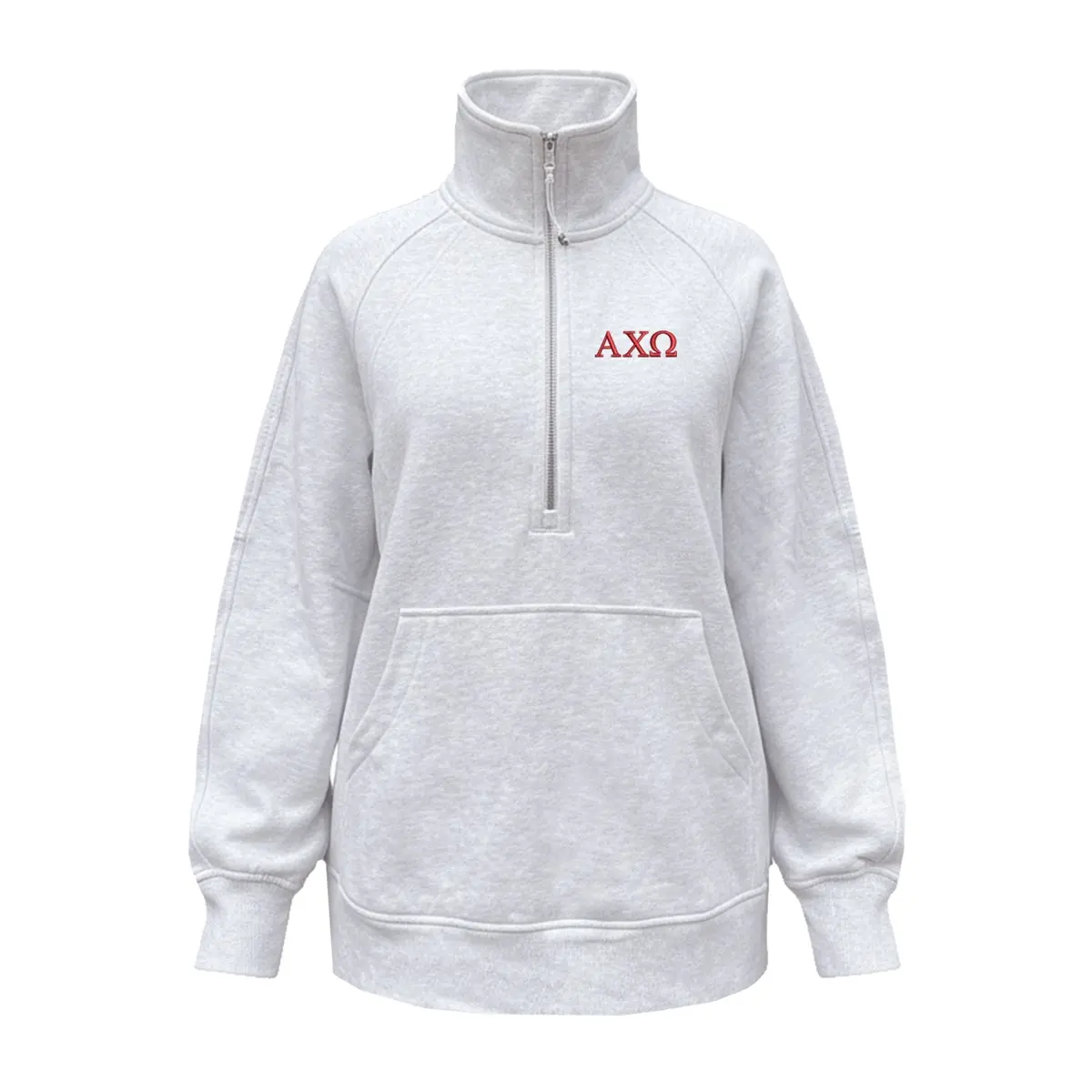Alpha Chi Omega Lululemon Scuba Oversized Funnel-Neck Half Zip Long 1