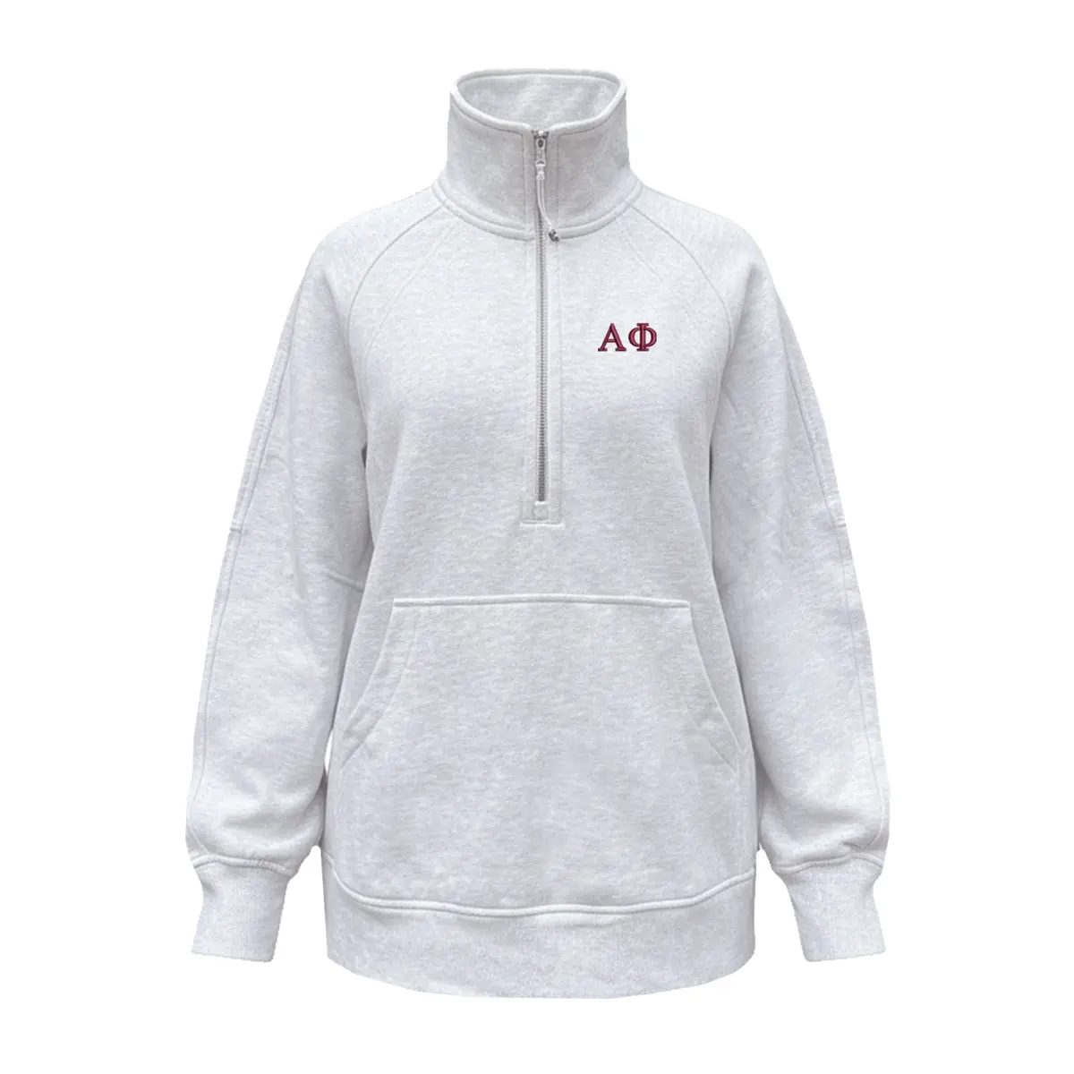 Alpha Phi Lululemon Scuba Oversized Funnel-Neck Half Zip Long 1