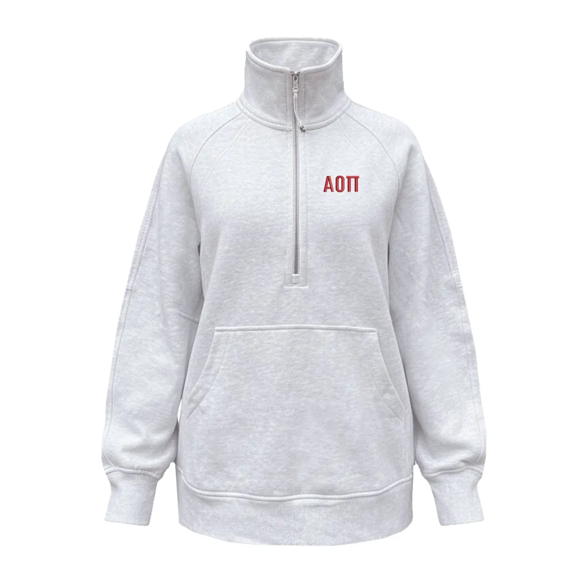 Alpha Omicron Pi Lululemon Scuba Oversized Funnel-Neck Half Zip Long - Xi Omicron Parents Club 1