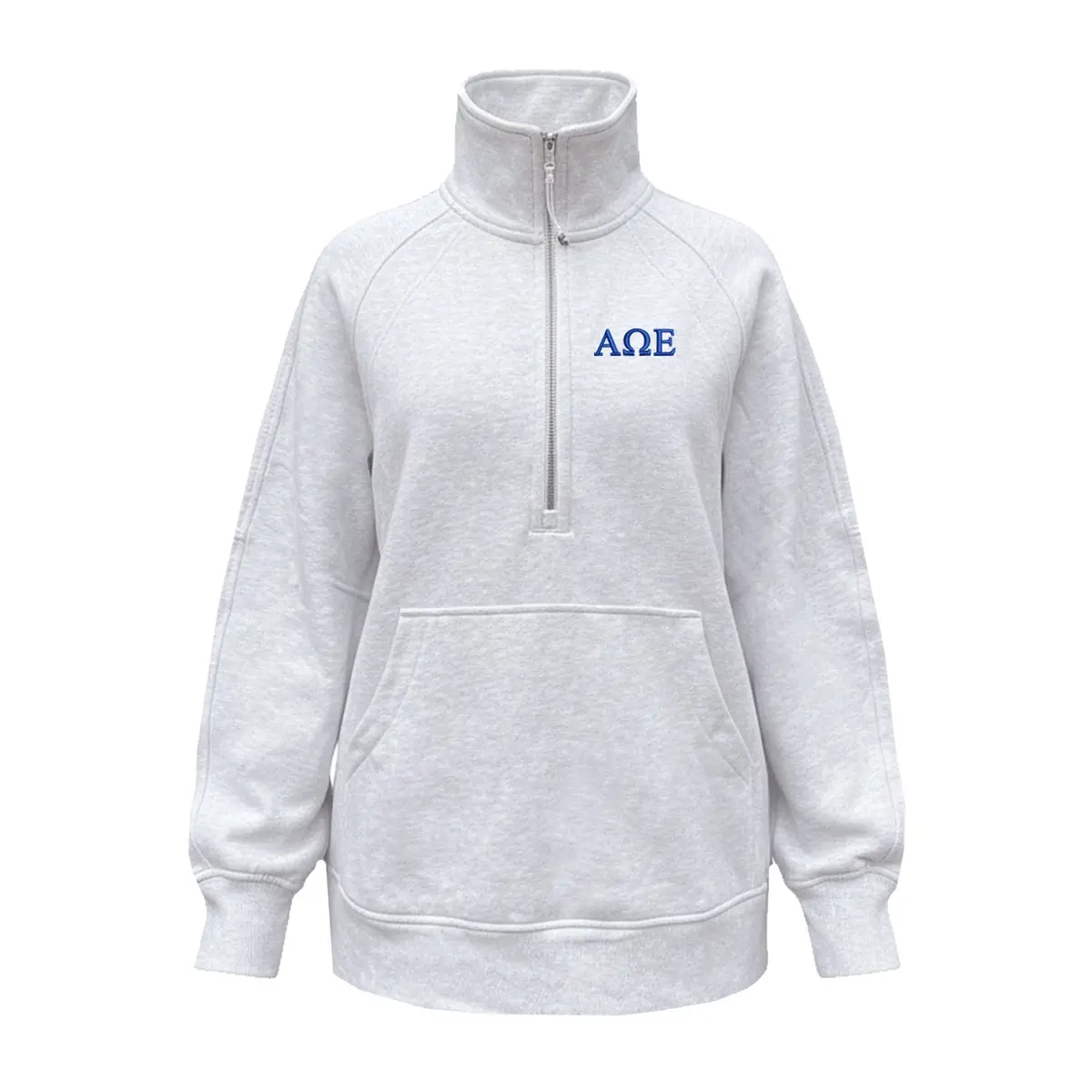 Alpha Omega Epsilon Lululemon Scuba Oversized Funnel-Neck Half Zip Long 1