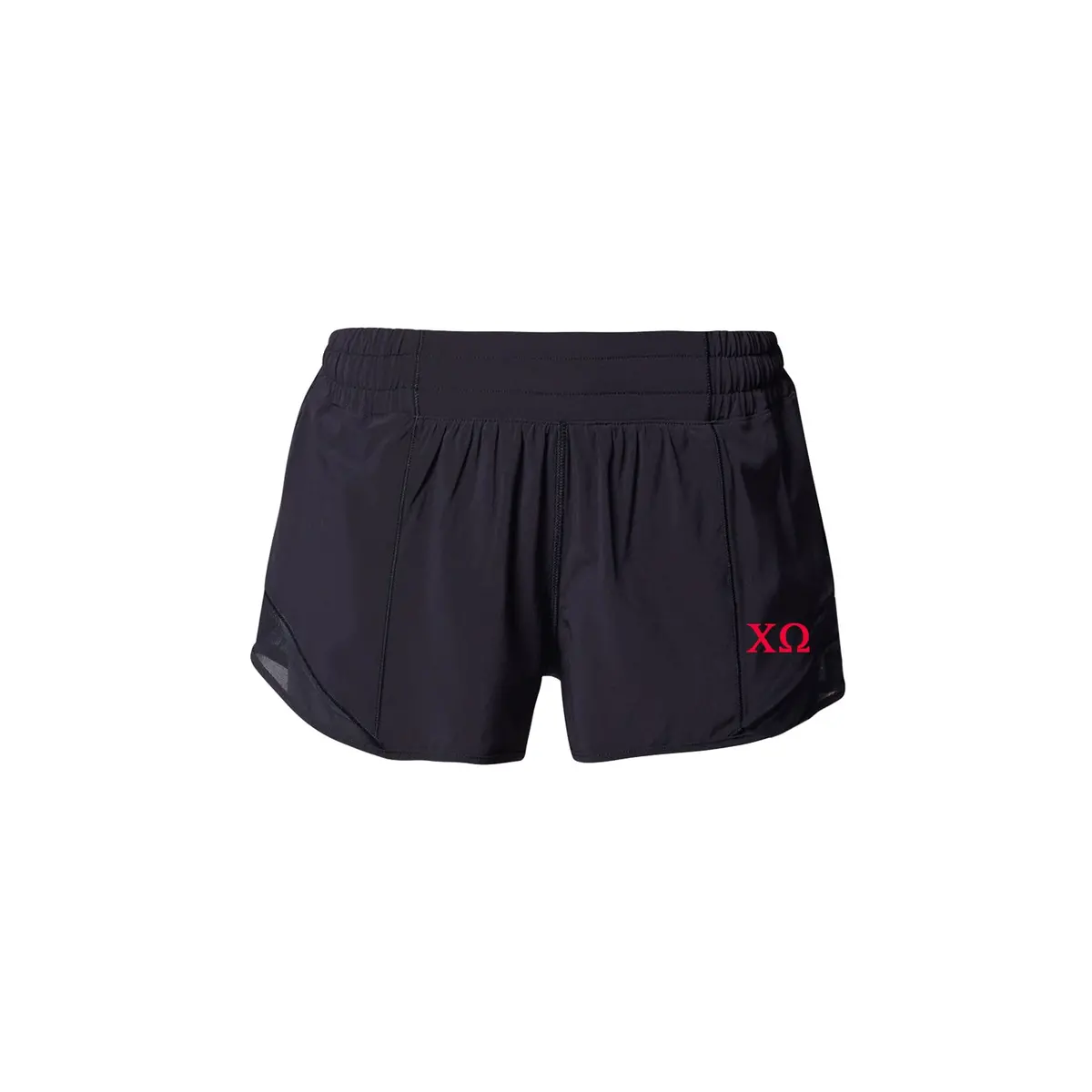 Chi Omega Lululemon Hotty Hot High-Rise Lined Short 2.5" - Black 1