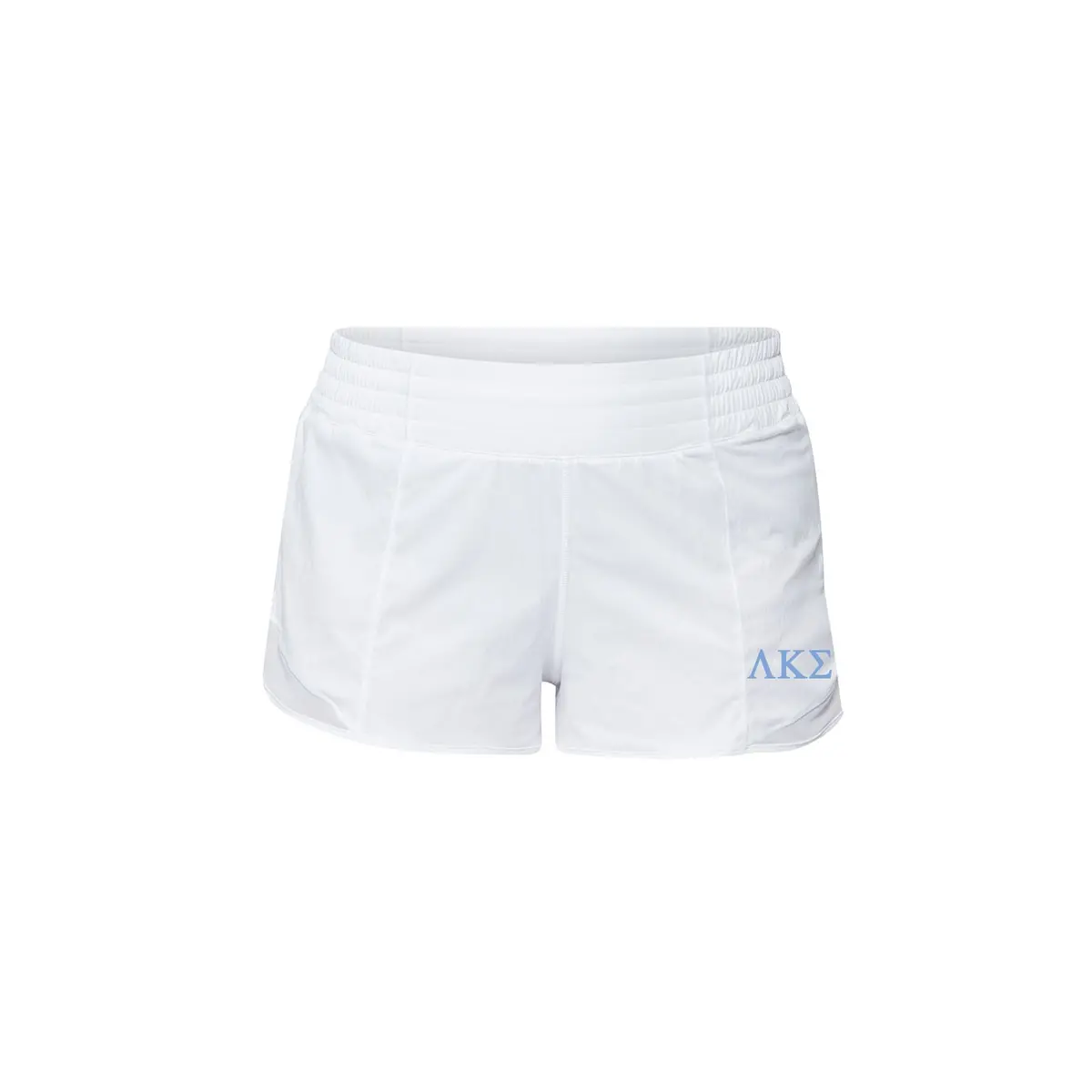 Lambda Kappa Sigma Lululemon Hotty Hot High-Rise Lined Short 2.5" - White 1