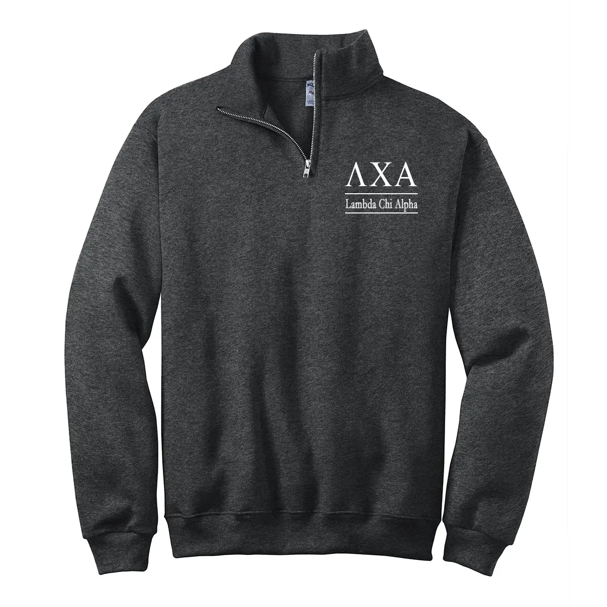 Lambda Chi Alpha Quarter Zip Pullover Sweatshirt 1