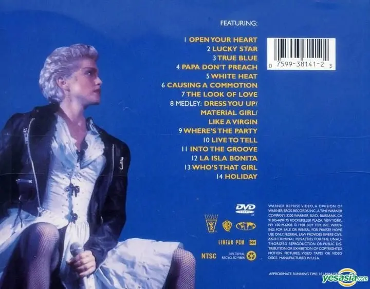 Madonna Ciao Italia: Live From Italy Dvd (Us Release) Used 2
