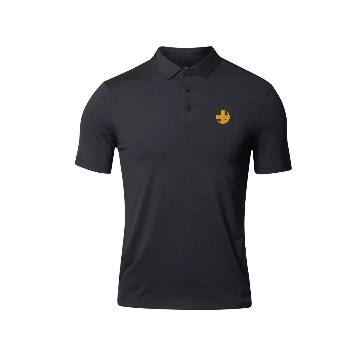 Lambda Chi Alpha Cross Lululemon Evolution Short-Sleeve Polo - Black 1