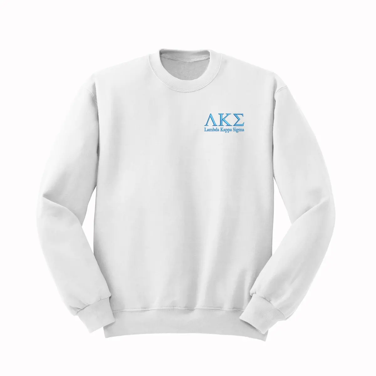 Lambda Kappa Sigma Lks Embroidered Crewneck 1