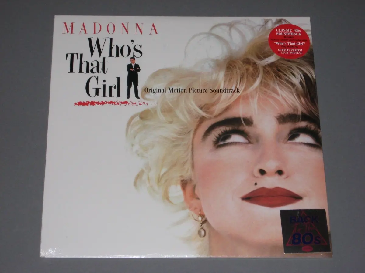 Madonna - Who's That Girl (Back To The 80'S) 2017 Pressing Lp Vinyl 1