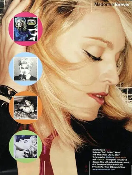 Madonna - Forever (Double Sided) Promo Poster 1