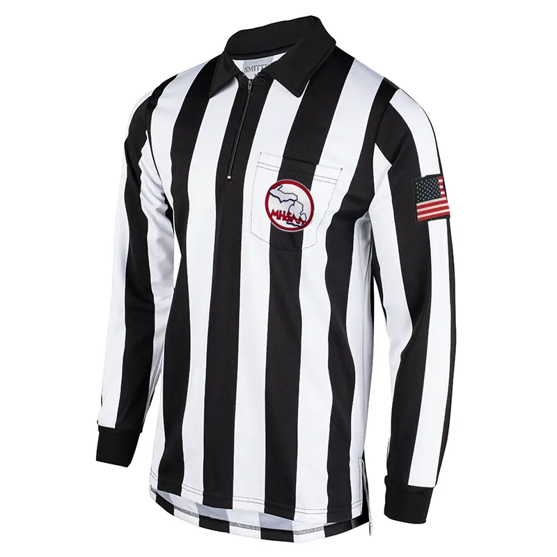 Michigan Mhsaa Logo Dye Sublimated Long Sleeve Shirts 1